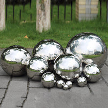 Load image into Gallery viewer, 19mm~300mm High Gloss Glitter Stainless Steel Ball Sphere Mirror Hollow Ball For Home Garden Decoration Supplies Ornament