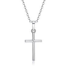 Load image into Gallery viewer, Cross Jesus pendant necklace wild sweater chain Jesus prayer